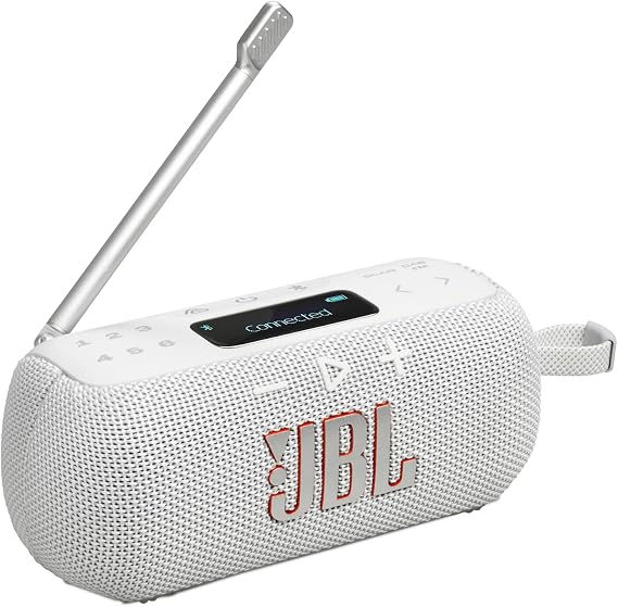 JBL Tuner 3, Portable DAB/DAB+/FM Bluetooth Radio, White