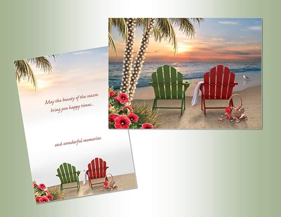 Performing Arts Full Color Inside Christmas Chairs Stationery Paper (52636-18)