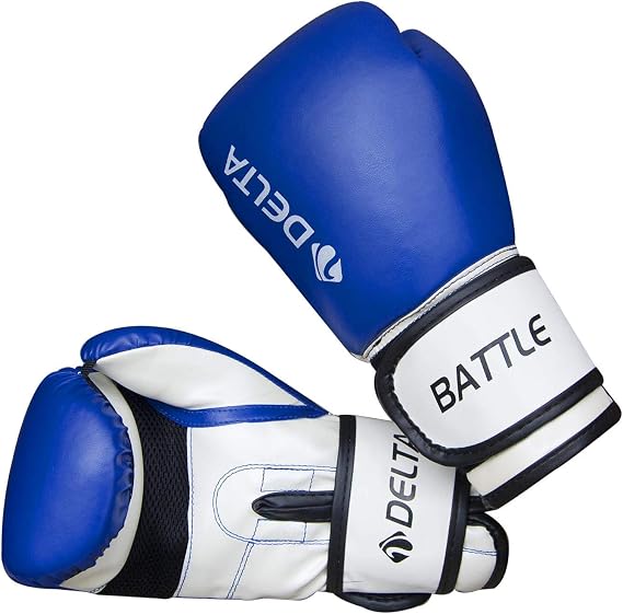 Delta Battle Dura-Strong Boks Eldiveni,Mavi,10 Oz
