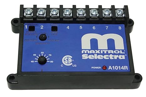 MAXITROL A1014R 40-80F/55-90F/90-140F/110-160F/160-210F, Universal Amplifier SELECTOR