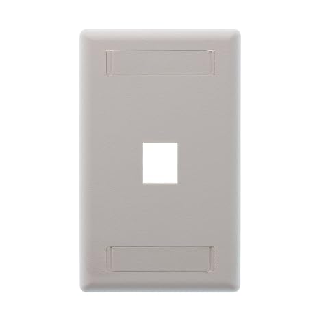 Faceplate, 1 Port
