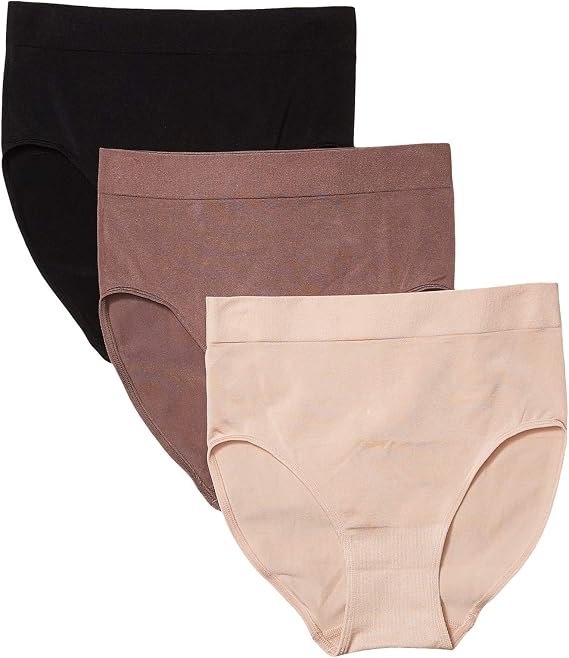 Wacoal Women's B-Smooth 3 Pre-Pack Brief Pant