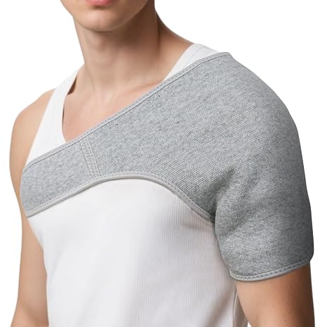 Shoulder Brace Support Rotator Cuff Support Brace Shoulder Compression Sleeve for Men Women (Medium)
