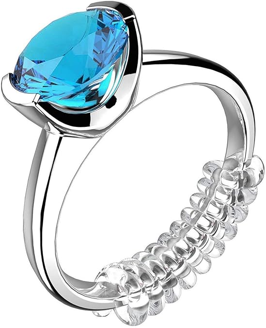 Ring Size Adjuster Ring Guard Clip Invisible Tightener Transparent Resizer for Loose Ring Set of 4 Sizes Pack of 4