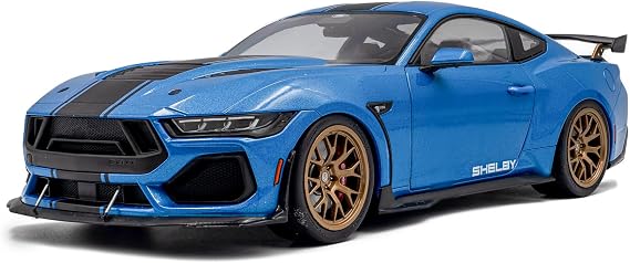 Solido 1:18 Scale Shelby Mustang Super Snake Grabber Blue Metallic 2025 Reference Samples Diecast Model Car S1813802