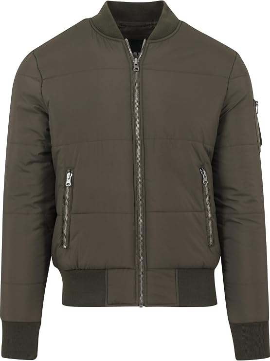 Urban Classics Men's Basic Quilt Bomber Jacket