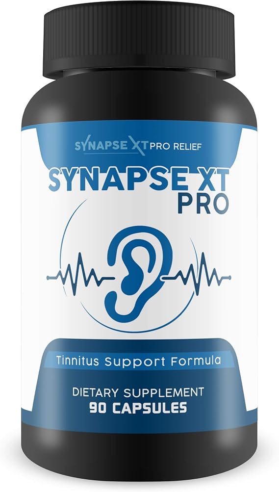 Synapse XT Pro - Tinnitus Support Formula - Support Reduced Swelling, Noise, Oxidation - Proprietary Tinnitus Herbal Relief Formula - Ginseng, Turmeric, Many More Herbs