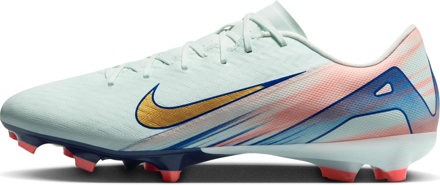 Nike Vapor 16 Academy Mercurial Dream Speed MG Low-Top Soccer Cleats FZ1388-300, Barely GreenCrimson PulseMetallic Gold Coin