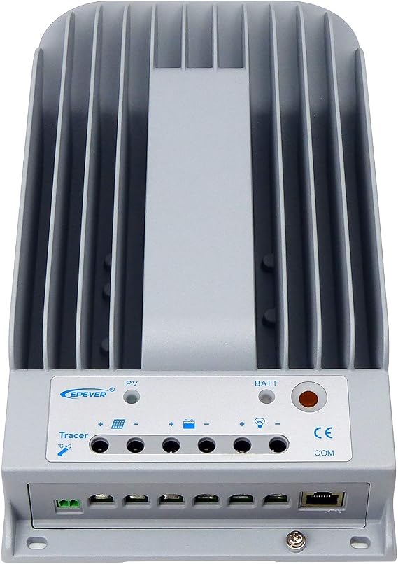EPEVER MPPT Charge Controller 30A 12V/24V Auto, Max PV 150V Common Negative Ground Solar Panel Regulator (Tracer3215BN (30A,150V))