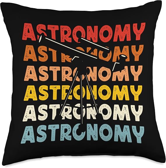 Astronomy Total Solar Eclipse Skywatcher Space Galaxy Throw Pillow