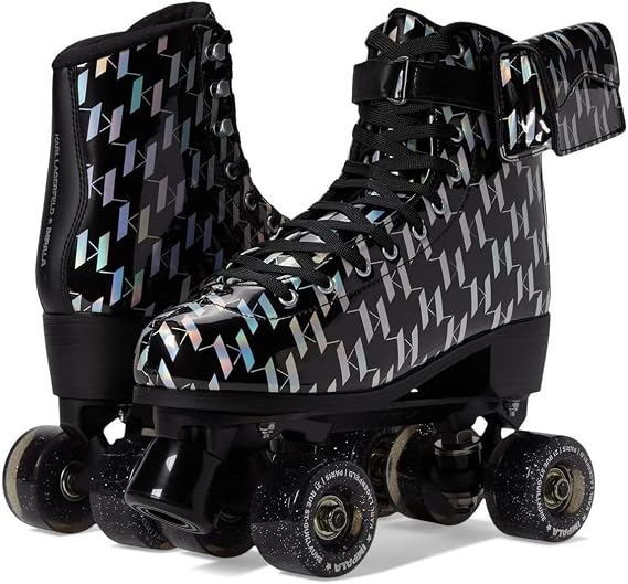 Impala Rollerskates Girl's Impala Quad Skate (Big Kid/Adult) Karl Lagerfeld 5 (US Men's 3, Women's 5) M