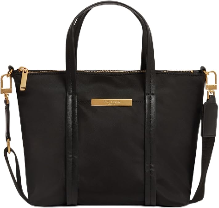 Ted Baker london nylon mini crossbody tote bag, black, one size