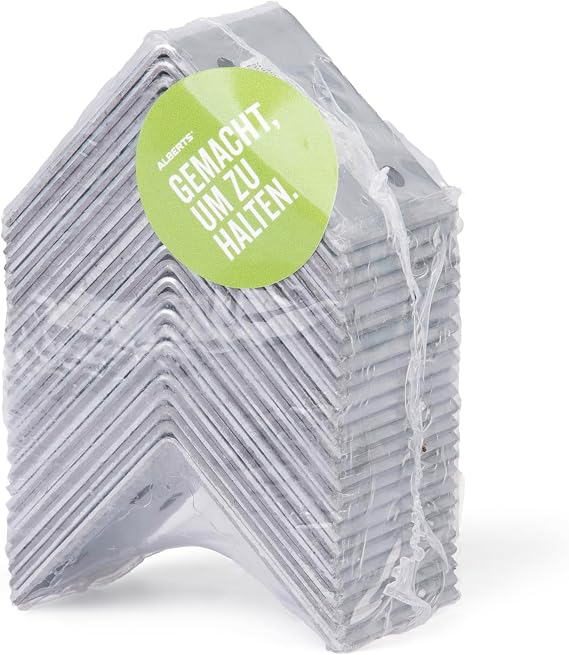 GAH-Alberts angle connector, value pack, galvanised, 330316