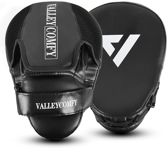 Valleycomfy Boxing Punching Mitts,Boxing Pads Mitts for Men,Ideal for Boxing Training,Kickboxing,Martial Arts