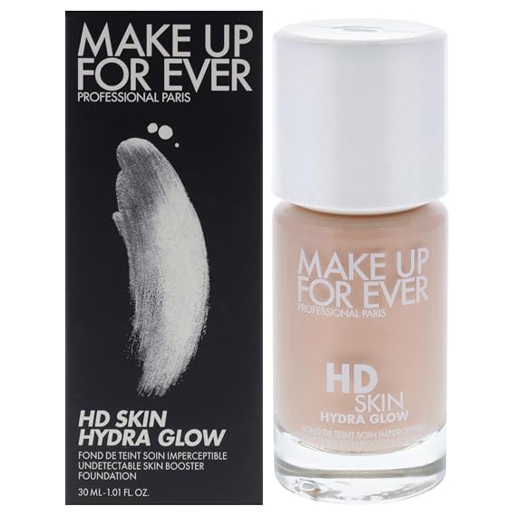HD Skin Hydra Glow - 1R12 Cool Ivory by Make Up For Ever for Women - 1 oz Foundation