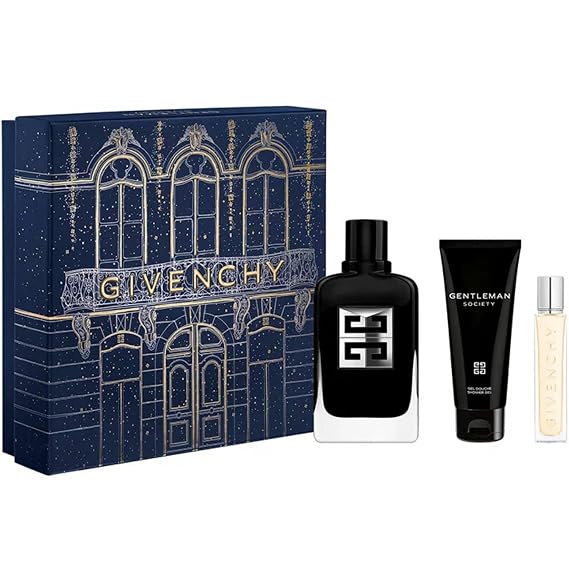 Givenchy Gentleman 3-pcs Gift Set (Eau de Parfum 3.4 fl oz + Shower Gel 2.5 fl oz + Eau de Parfum 0.42 fl oz)