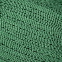 #10 Premium Mercerised Egyptian Cotton Crochet Thread - 3 Ply Pearl-Effect Finish - Soft, Strong & Lustrous - 100g - Daisy Crochet Cotton 050 Parsely