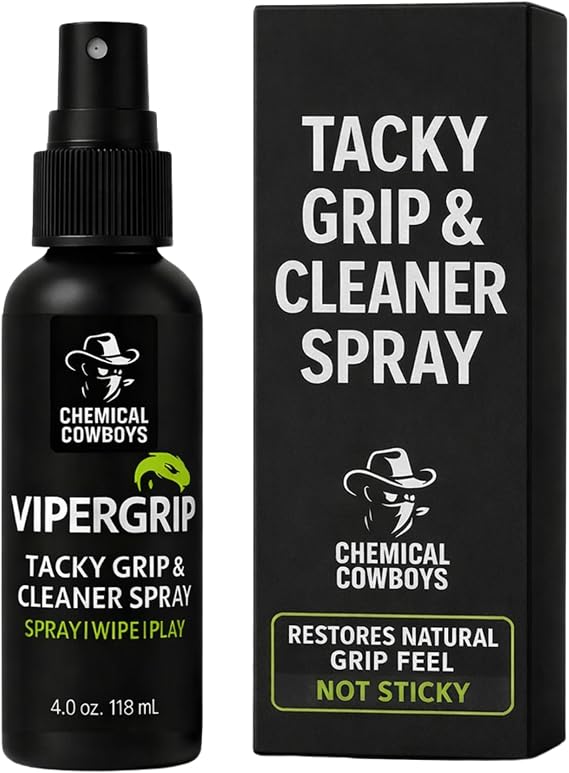 ViperGrip Golf Grip Spray & Cleaner 2-in-1 Tacky Grip Enhancer - 4 oz
