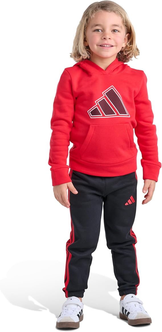 adidas Boys Pullover Jogger Set