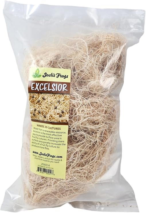 Josh's Frogs Excelsior (Makes 20 Fruit Fly Cultures) 9.2oz