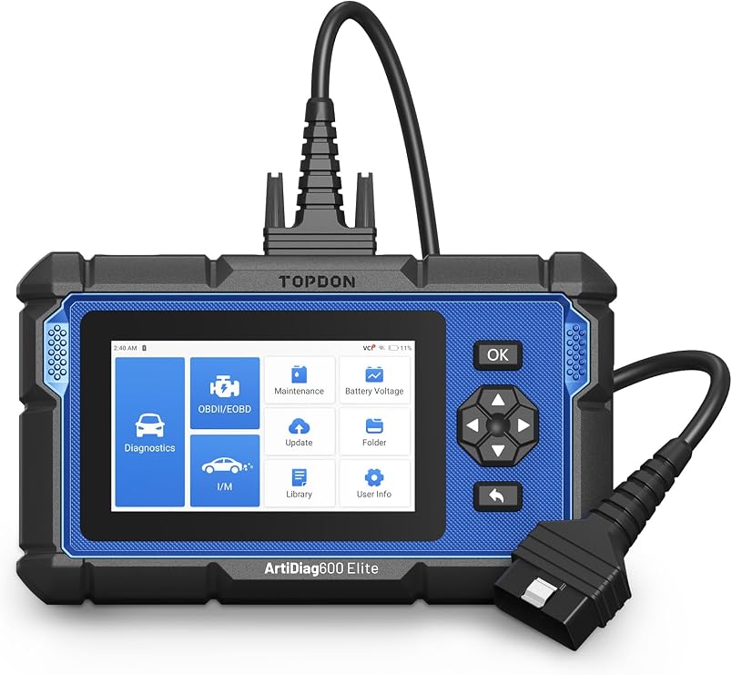 TOPDON ArtiDiag600 Elite Full-System Car Diagnostic Tool, 13+ Services