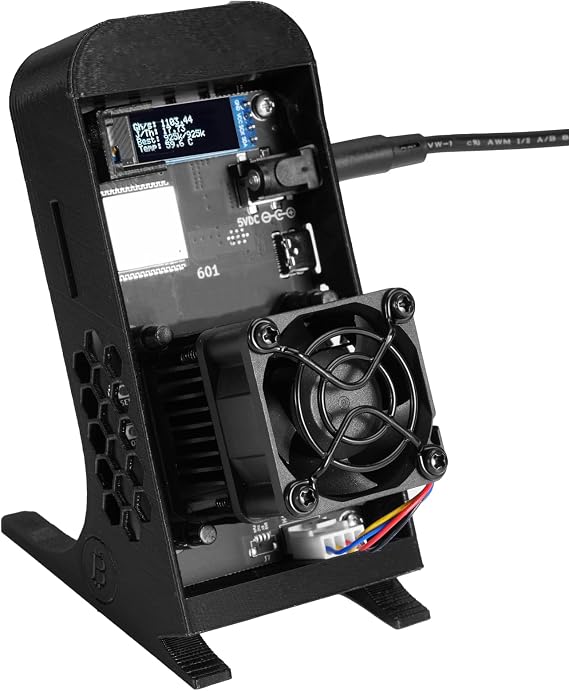 Bitcoin Miner APKLVSR Gamma-601 Solo Miner - 1.2TH/s BTC Miner with BM1370 Chip 2.4G WiFi 18W/TH Lottery Crypto Miner Pro ASIC Bitcoin Mining Machine Quiet for Home Use