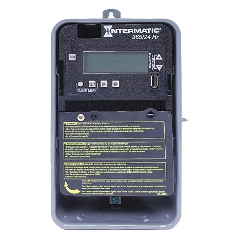 Intermatic ET2125CR 24-Hour/365-Day 2-Circuit Electronic Time Switch, SPST