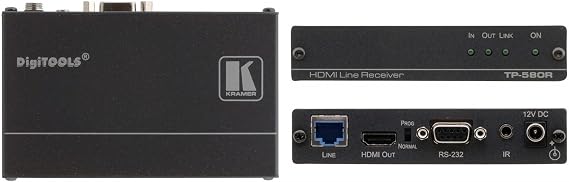 Kramer TP-580R | 4K UHD HDMI IP over Twisted Pair HDBaseT Receiver