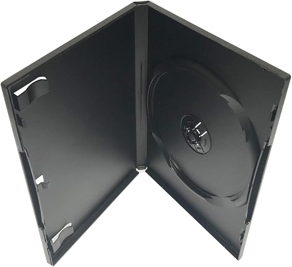 Standard Black Single DVD Case - 10 Pack
