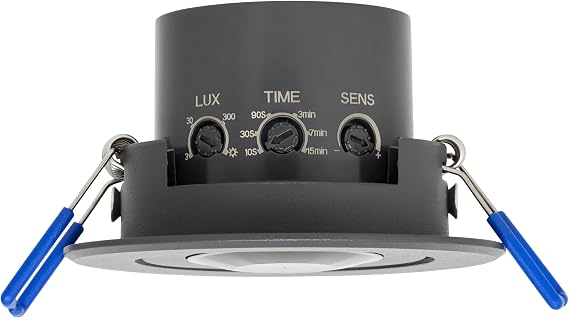 SEBSON PIR Motion Sensor Indoor Ceiling Flush-Mounted 8m/360° LED Suitable