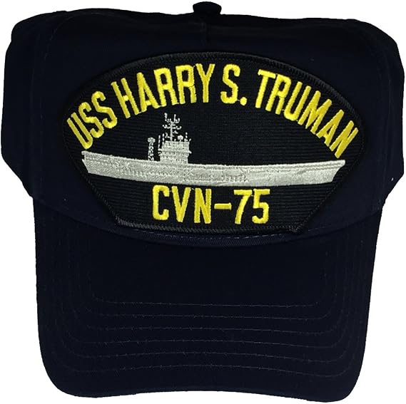 EC USS Harry S. Truman CVN-75 Hat - Navy Blue - Veteran Owned Business