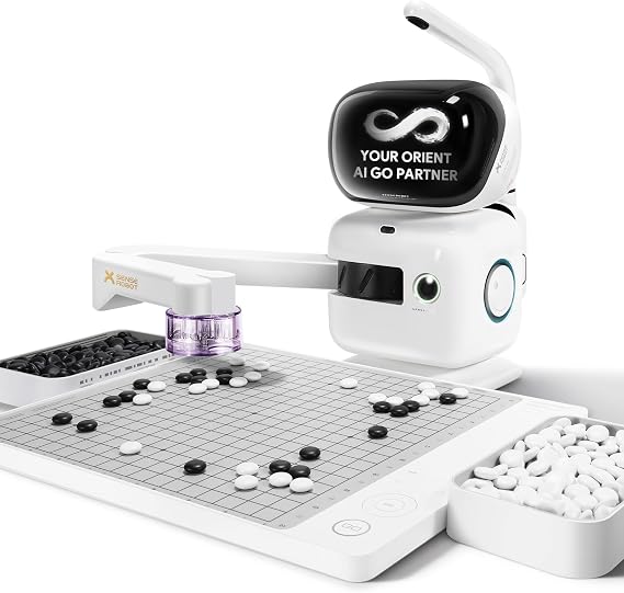 Sense Robot Go Professional AI Smart Go Board with Robotic Arm, 23-Level AI for All Skill Levels, Apex Duel, Real-Time Game Review, Wi-Fi OTA Updates