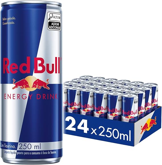 Red Bull Enerji İçeceği, 250 ml (24'lü Paket, 24 x 250 ml)