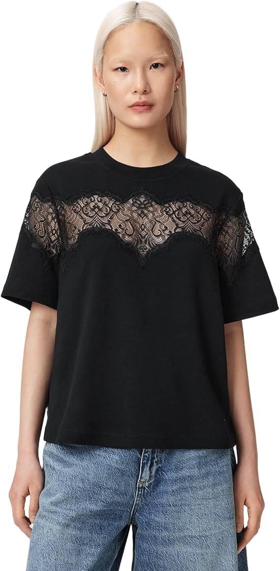AllSaints Lisa Lace Tee