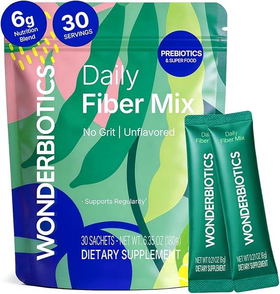 GLP-1 Support Fiber Supplement 6g Powder Packets - 30 Sachets