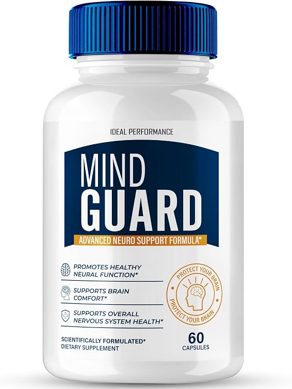 Mind Guard Brain Supplement Capsules, Official MindGuard Brain & Memory Pills, Advanced Nootropic Pills Brain Health Support, All Natural Mind Guard Cognitive Health & Function Reviews (60 Capsules)