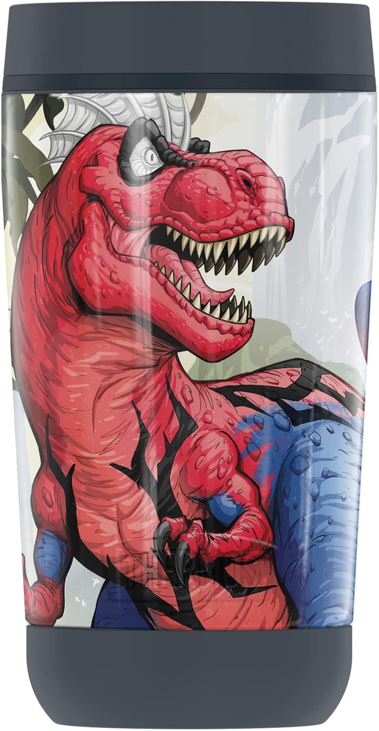 Spider Man OFFICIAL Spider-Rex Jungle GUARDIAN COLLECTION BY THERMOS Stainless Steel Travel Tumbler, Vacuum insulated & Double Wall, 12 oz
