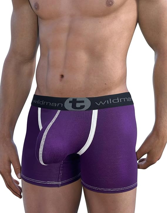 Wildmant Modal Big Boy Pouch Boxer Brief Purple