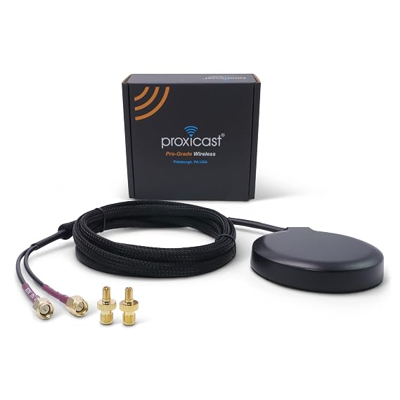 Proxicast Adhesive/Magnetic Mount 4G/5G 2x2 MIMO Ultra Low-Profile Antenna