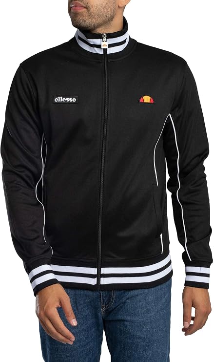 ellesse Men's Milan Track Jacket, Black