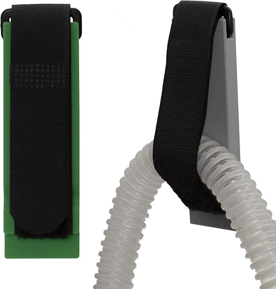 CPAP Hose Holder for Bed, Wall & Headboard, Low Profile - Green