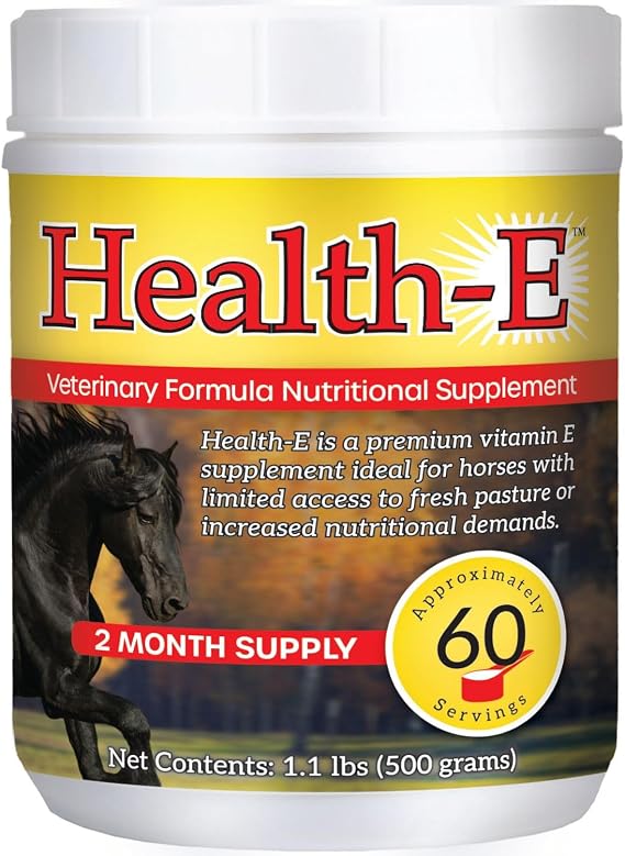 Vitamin E Supplement for Horses with d-Alpha Tocopherol, 60 Ct