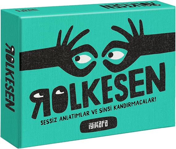 Rolkesen – Canlandırma Parti Kutu Oyunu | Canlandır, Rolkesen’i Bul, Puan Kazan | 4-6 Oyuncu 12+ Yaş | Kahkaha Garantili Anlar