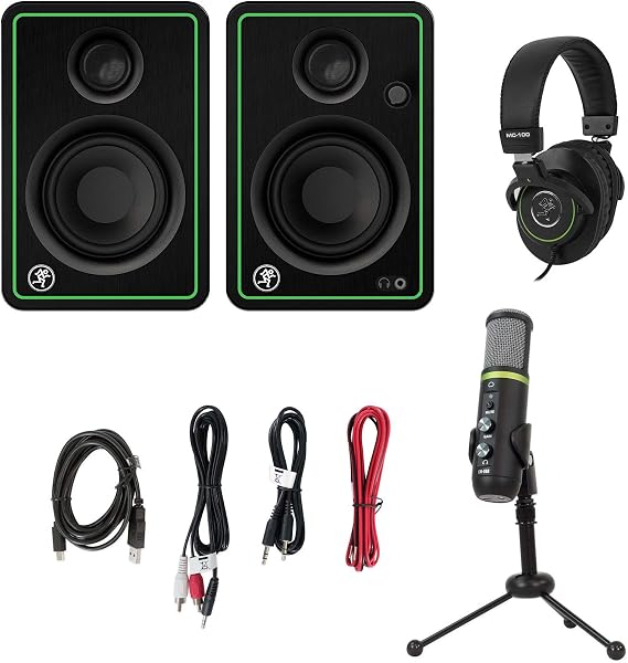 Mackie Creator Bundle with USB Microphone and Monitors