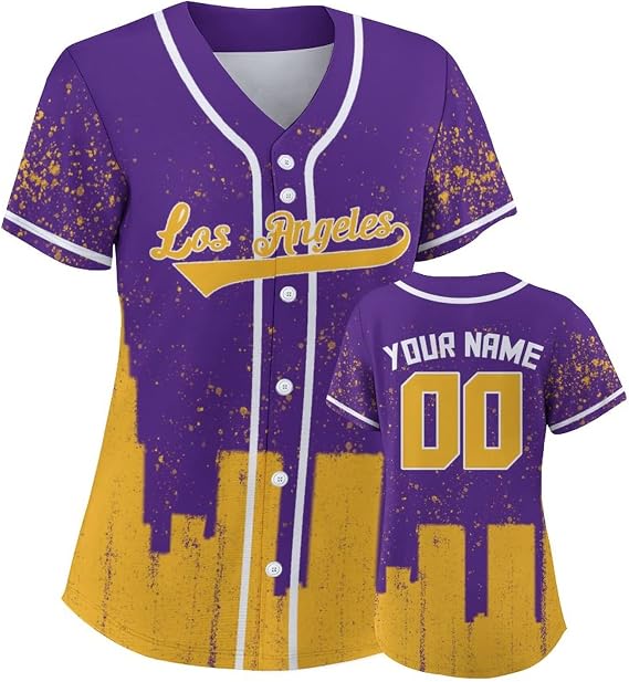Custom Baseball Jersey for Women Basketball Design Shirt Personalized Name & Number Fans Gift for Mom Women Girls