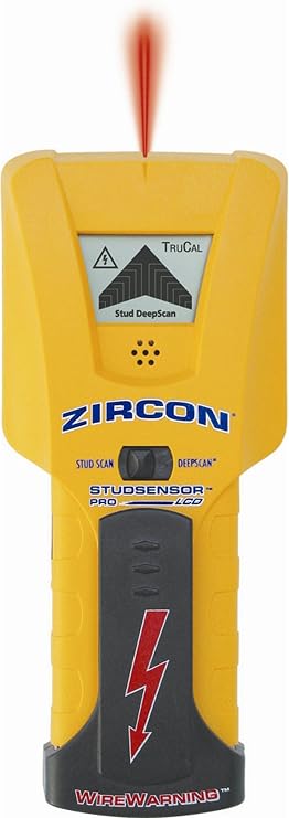 Zircon StudSensor Pro LCD Deep-Scanning Stud Finder with How-To Guide