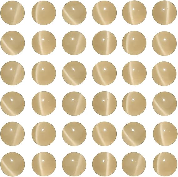 8mm シャンパン キャット アイ ビーズ 100個 ラウンド 光沢 天然 クリスタル エネルギー ガラス ビーズ 本物のスペーサー ビーズ ストーン リアル ルース 宝石 ビーズ ジュエリー メイキング DIY クラフト ハンドメイド