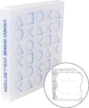 UniKeep 80 Disc Capacity Storge Case With Printed Design - Compatible with PlayStation Video Game Discs