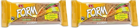 Eti Form Tam Çavdarlı Ekşi Mayalı Bisküvi 45 g 2li paket