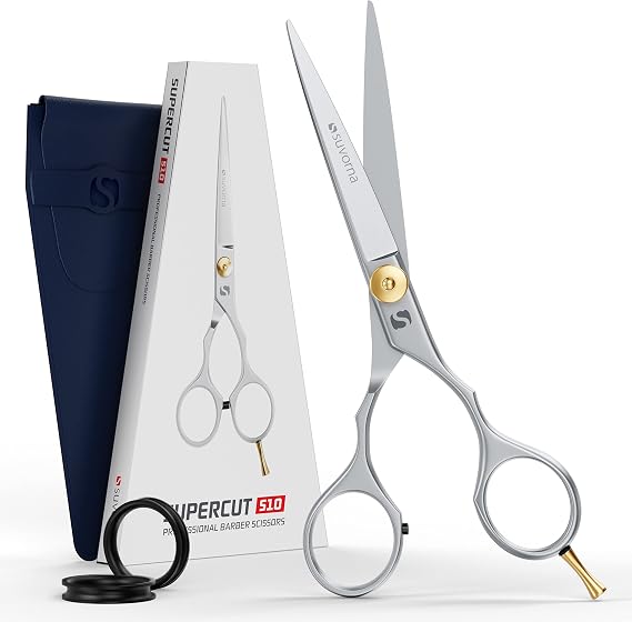 Suvorna 6" Hairdressing Scissors Professional | Hairdressers Scissors | Barber Scissor for Hair Cutting - Sharp Barber Shears for Women, Men & Kids - Precision Right Hand Hair Cutting Scissor UK.